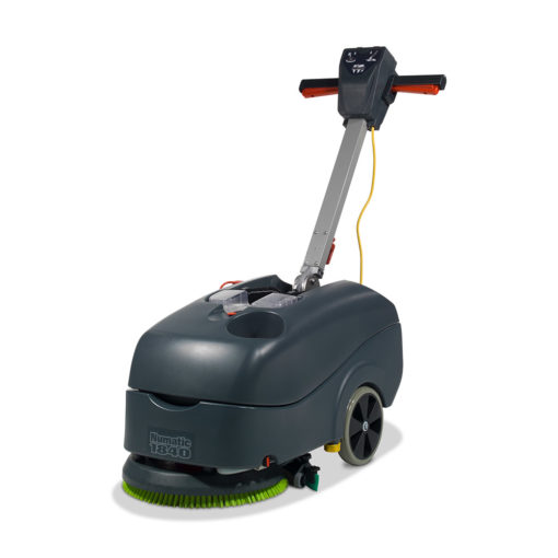 A compact scrubber dryer for terrazzo, tiles and ceramic floors. Capacity; 18L