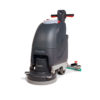 A push behind scrubber drier for terrazzo, tiles and ceramic floors that is battery operated